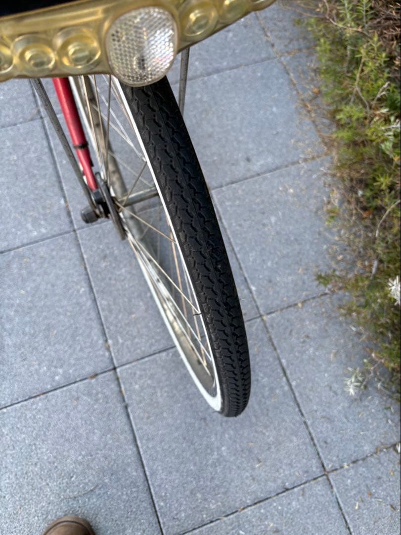 シティタイプ 電動アシスト自転車 赤