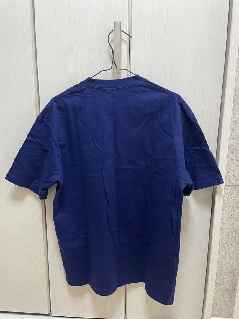 balenciaga ロゴプリント Tシャツ ブルーネイビー系