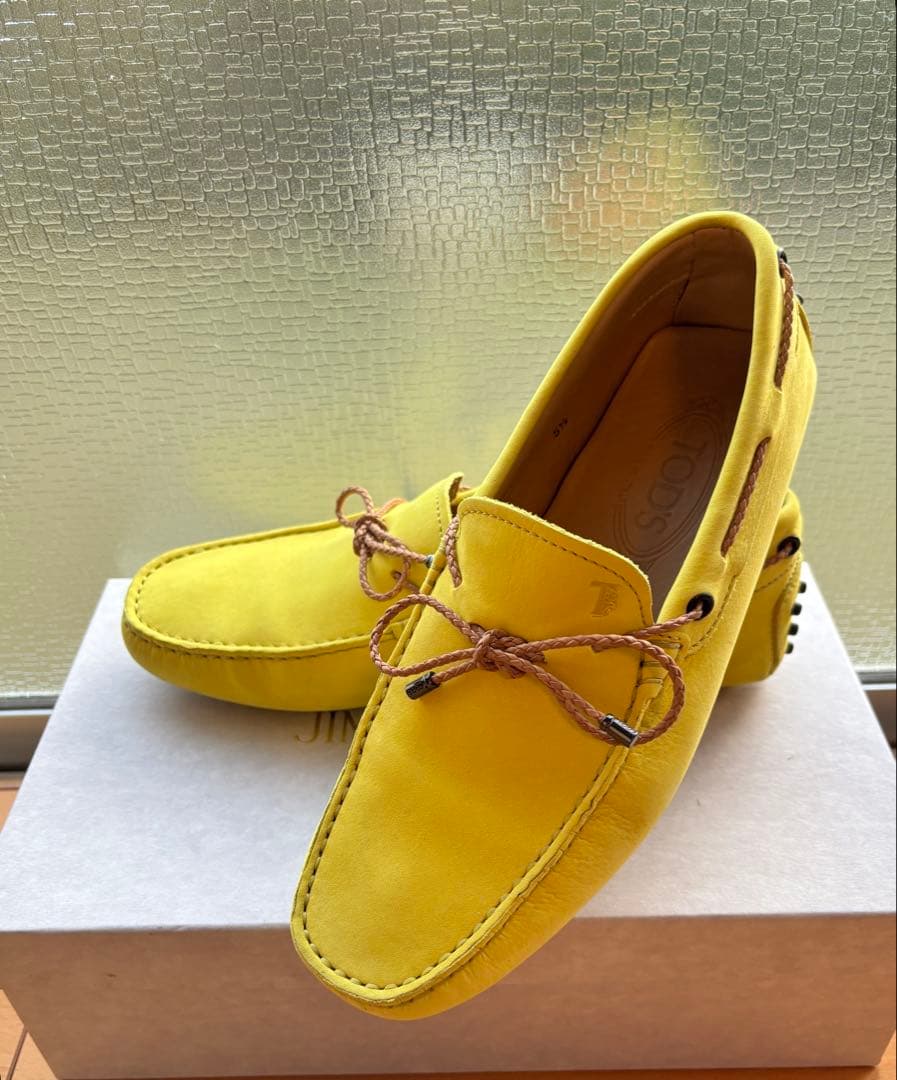 TOD'S ドライビングシューズ スウェード モカシン デッキシューズ
