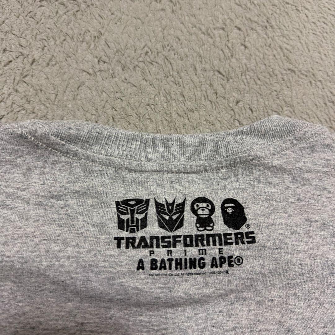 A BATHING APE BAPE TRANSFORMERS tシャツ XL