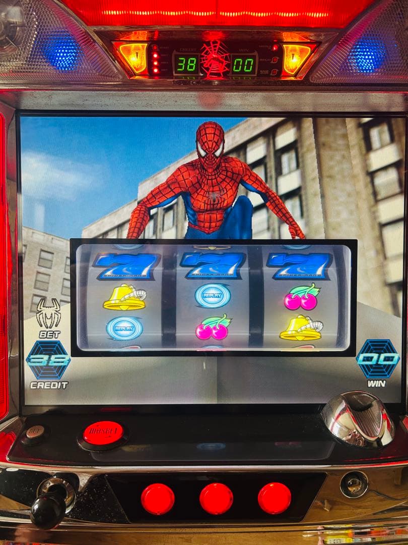 パチスロ実機　初代スパイダーマン2G
