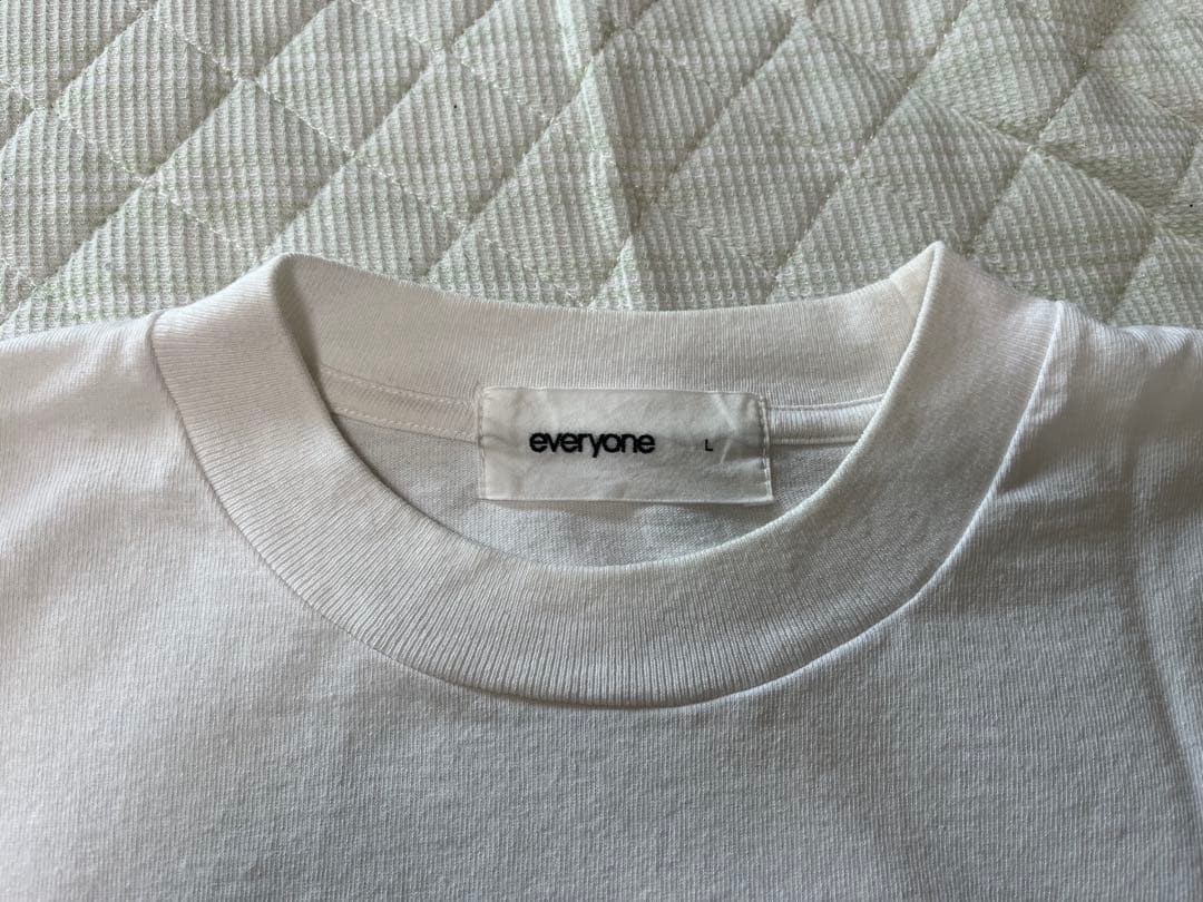 Y*u様 everyone pocket tee shirt L ホワイト
