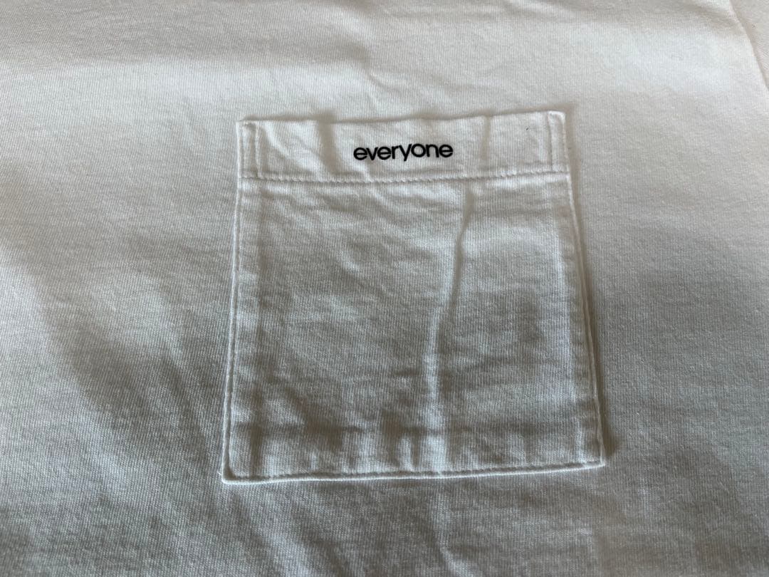 Y*u様 everyone pocket tee shirt L ホワイト