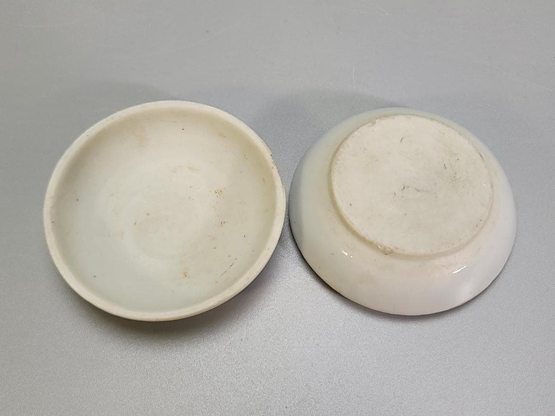 中国 染付 香合 茶道具