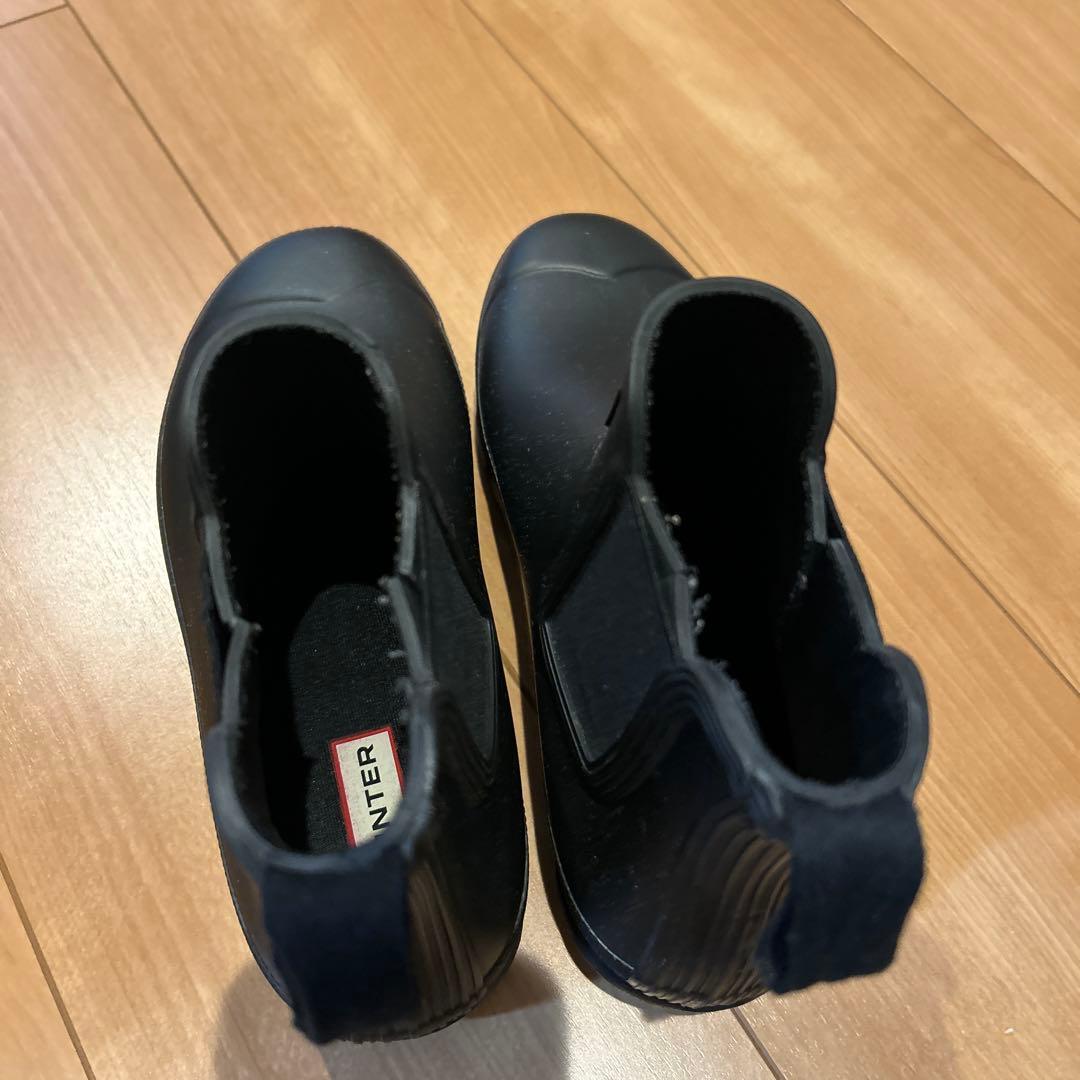 HUNTER レインブーツ　長靴　ショートブーツ　24㎝