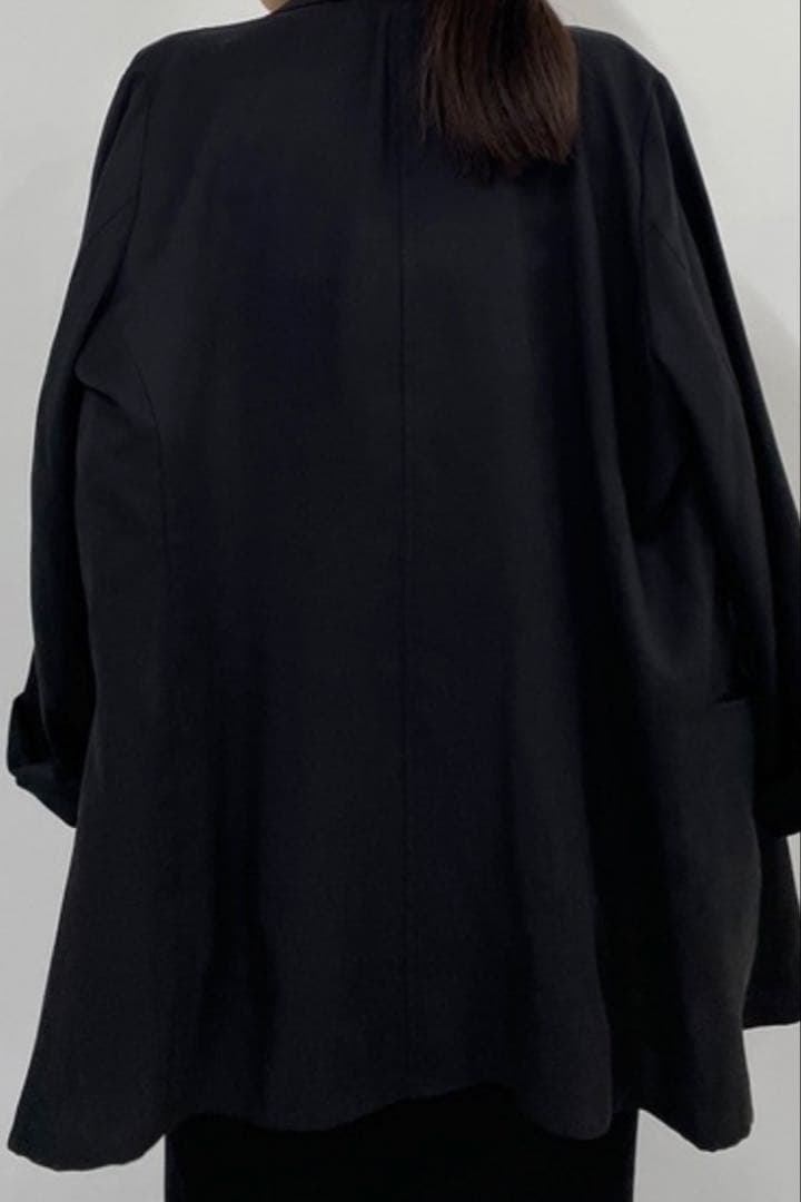 美品　LOUNGEDRESS ラウンジドレス　リラックスジャケット　ブラック
