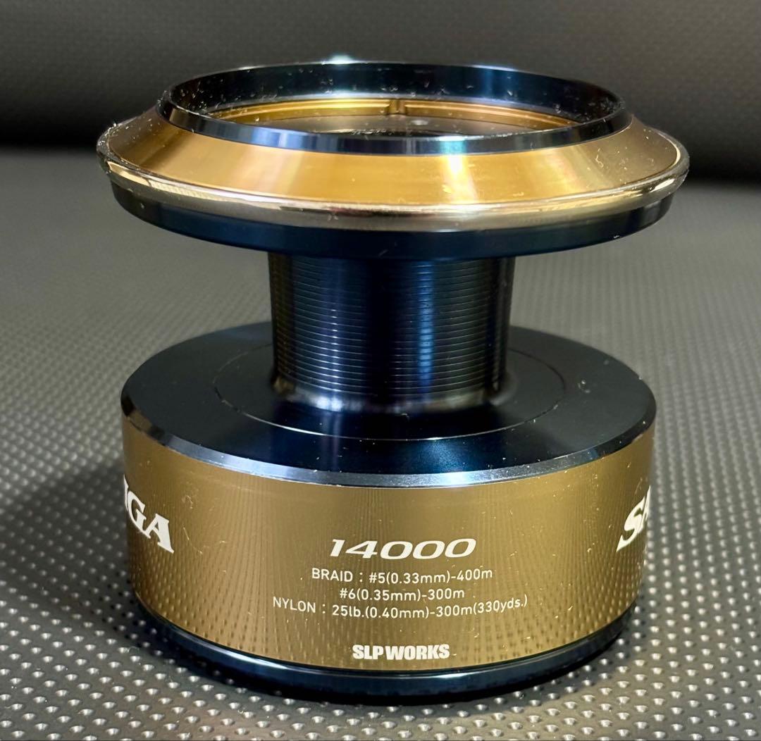 SLP WORKS 14000 ゴールドスプール 20ソルティガ用 エッジ無傷