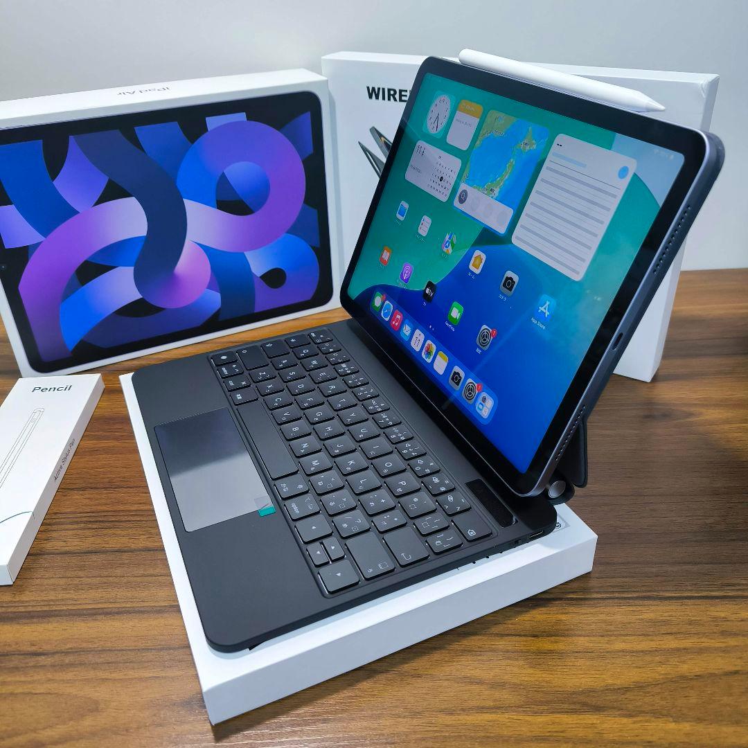 iPad Air 第5世代 M1チップ 64GB Keyboard タッチペン