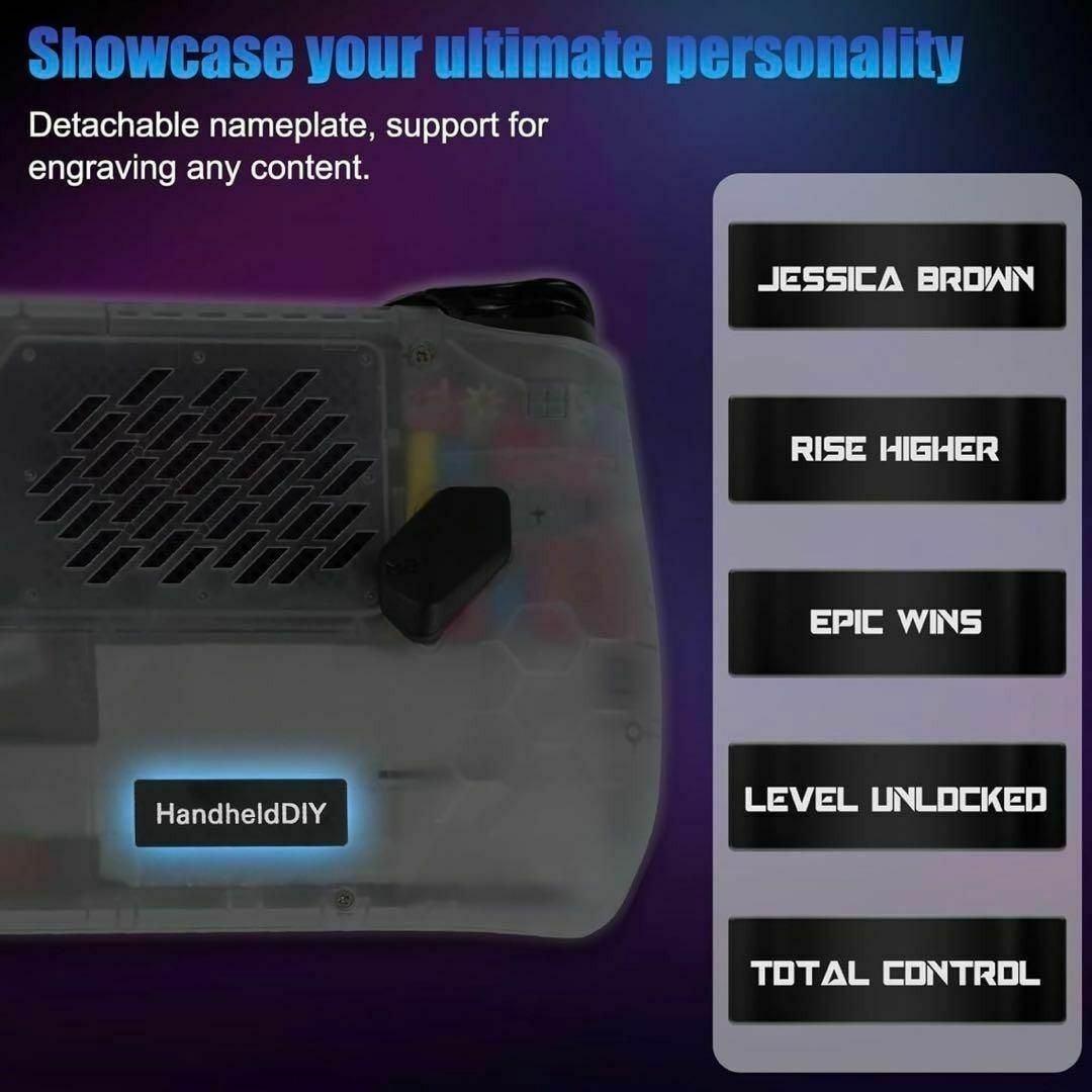 ケース (半透明)　熱管理　ROG Ally HandheldDIY