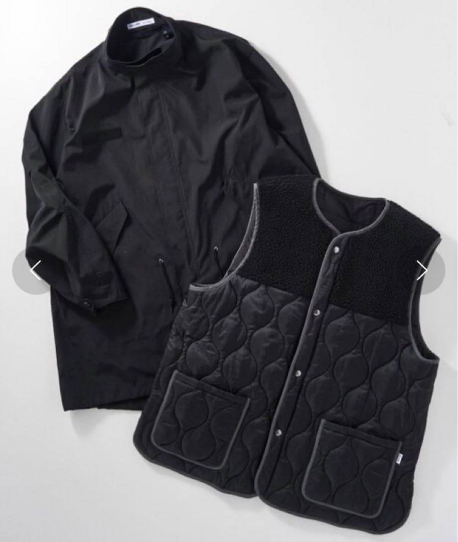 新品タグ付✨JOURNALSTANDARDrelumeライナー付きモッズコート黒