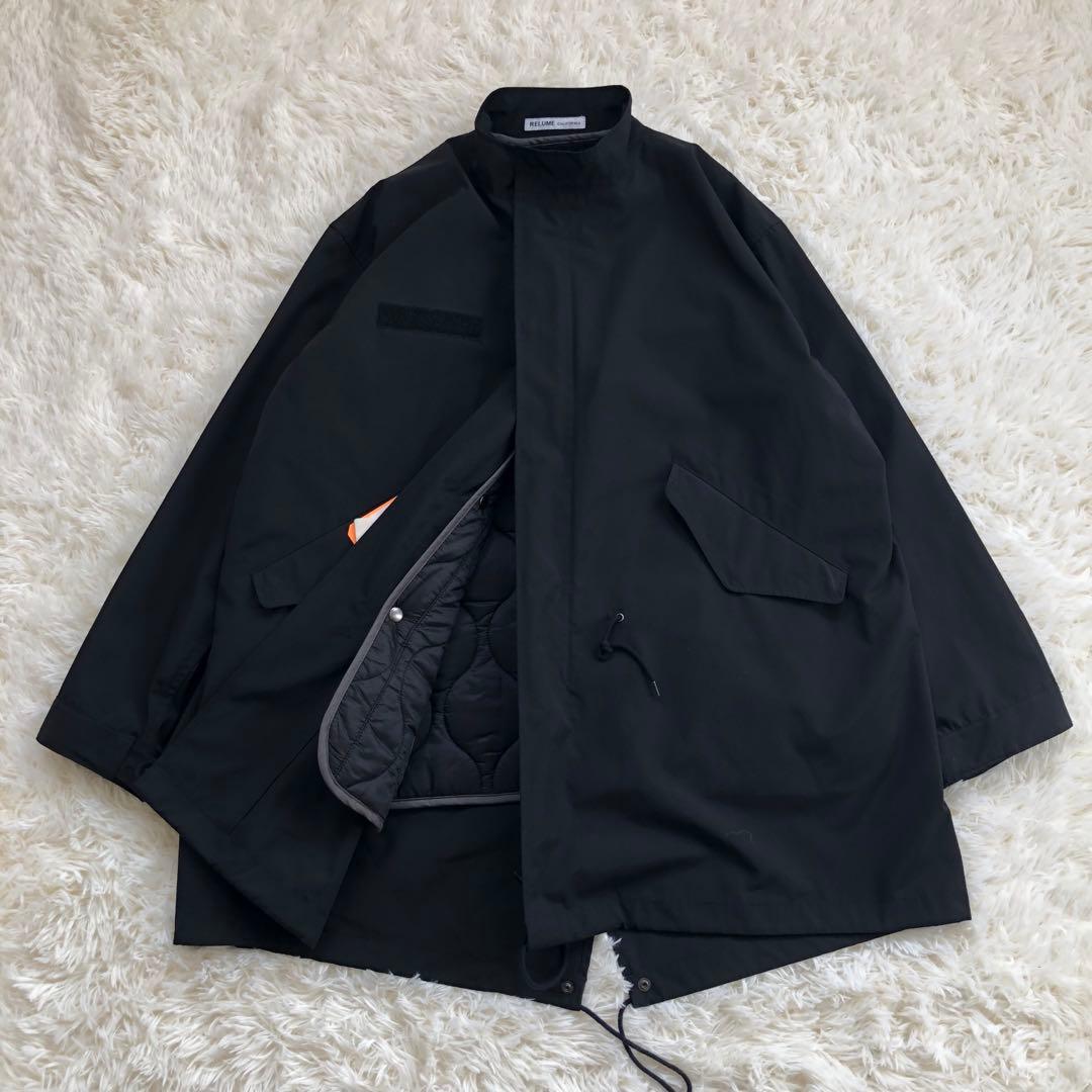 新品タグ付✨JOURNALSTANDARDrelumeライナー付きモッズコート黒