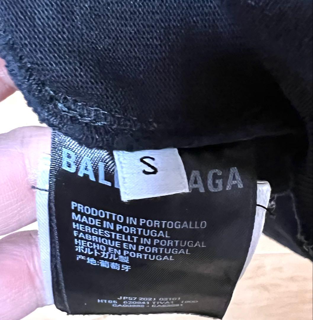 BALENCIAGA オーバーサイズ Tシャツ ブラック