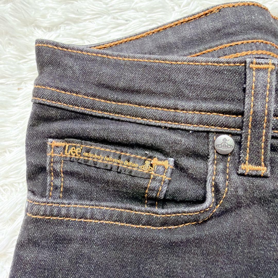 極美品 ヴィヴィアンウエストウッド Lee デニム ビッグオーブ 刺繍　コラボ