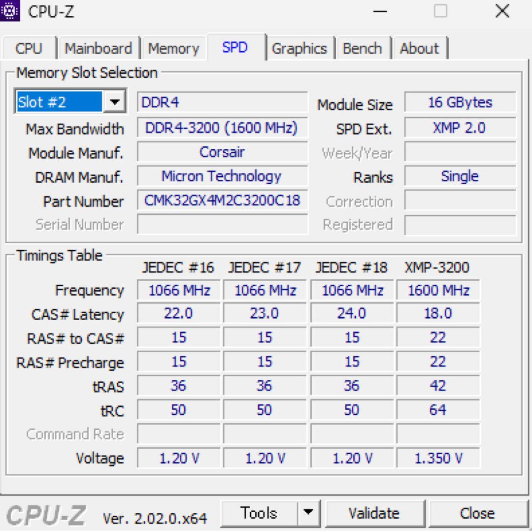 メモリー Corsair Vengeance LPX DDR4-3200 32GB