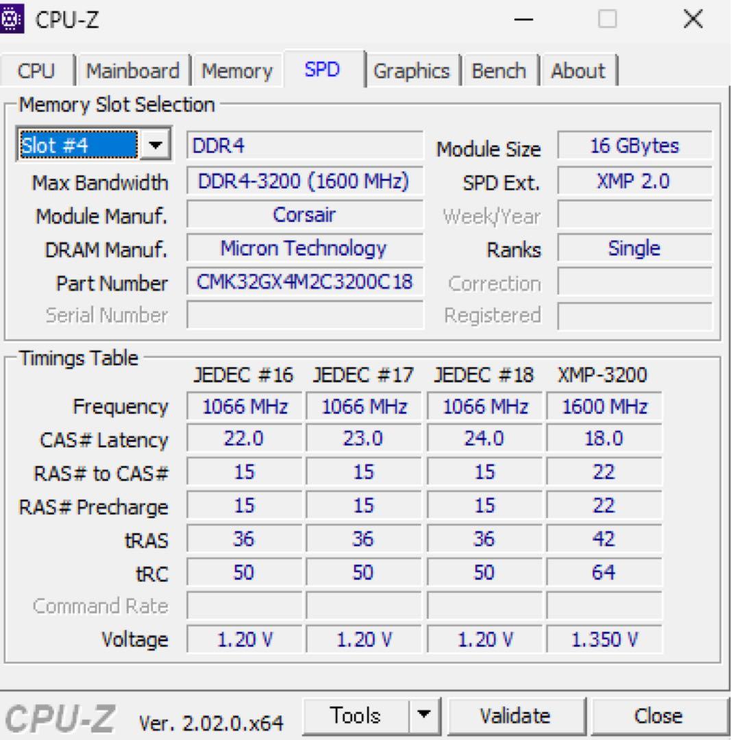 メモリー Corsair Vengeance LPX DDR4-3200 32GB