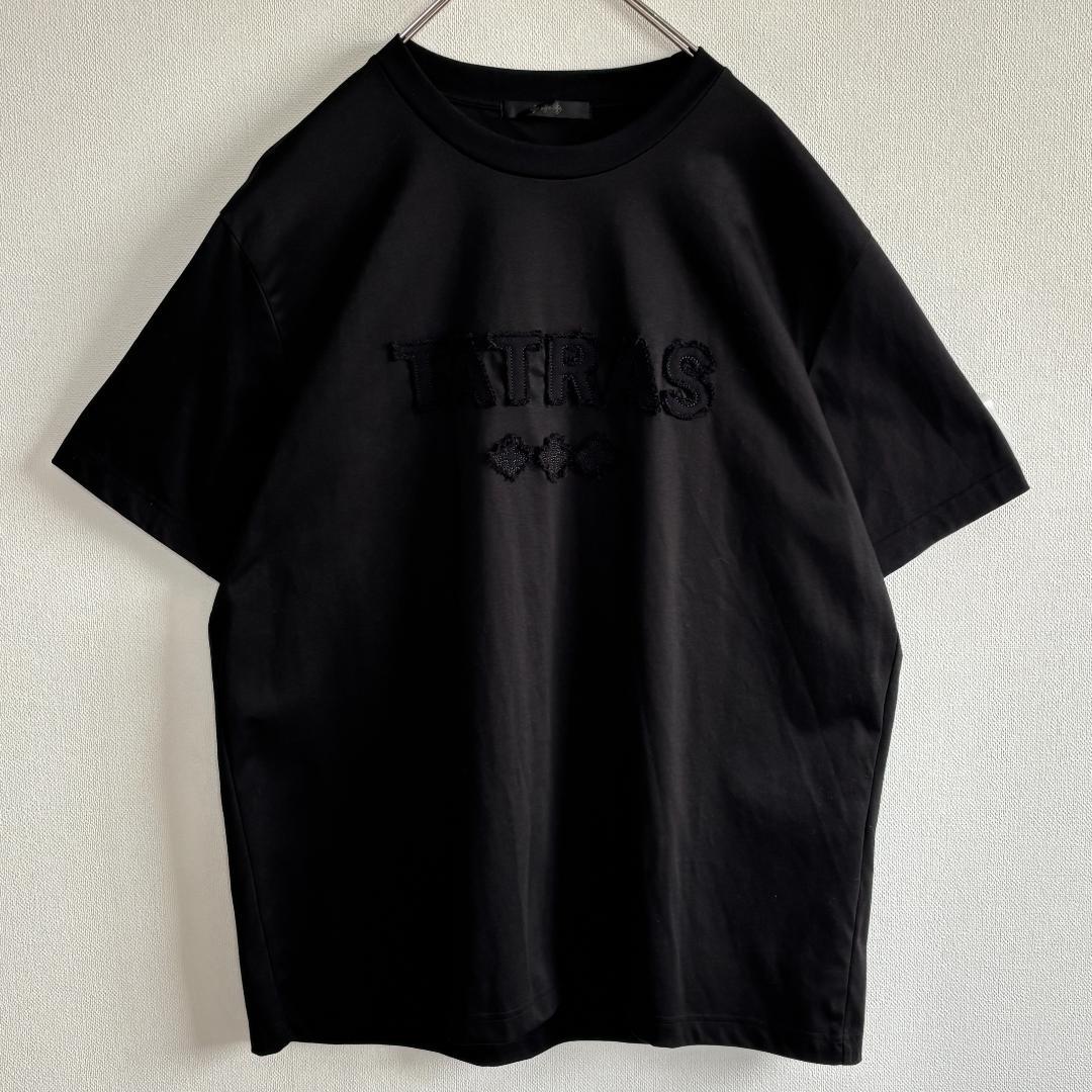 ainori【極美品】タトラス/Tシャツ/ビッグワッペンロゴ/黒/4