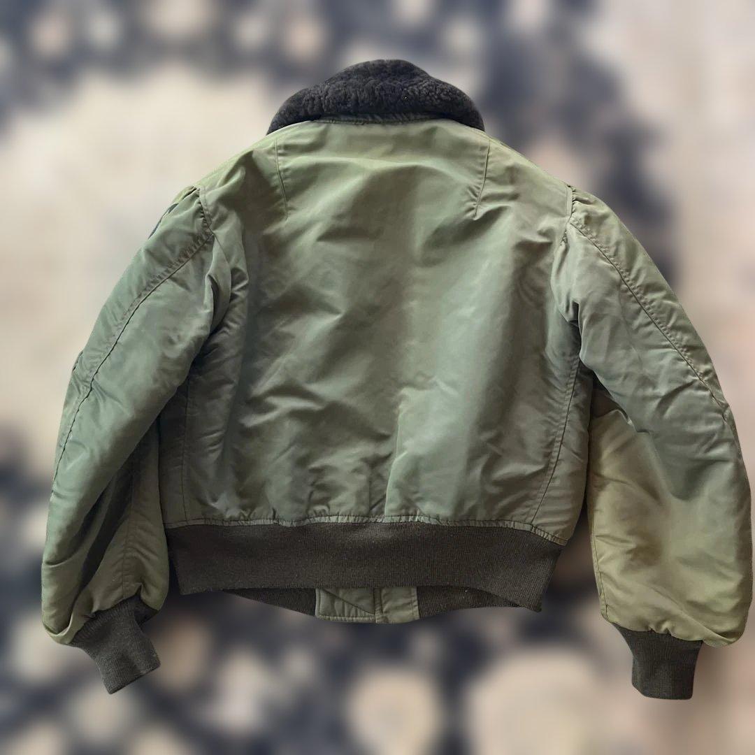 Buzz rickson B-15D フライトジャケット　襟ムートン