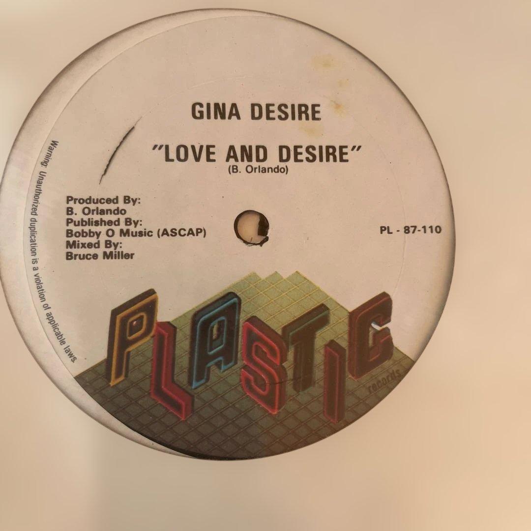 洋楽 Gina Desire \"Love and Desire\" BOBBY O