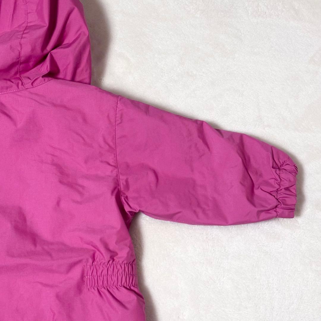 【美品】　mont-bell パウダーカバーオールベビー　80cm ピンク