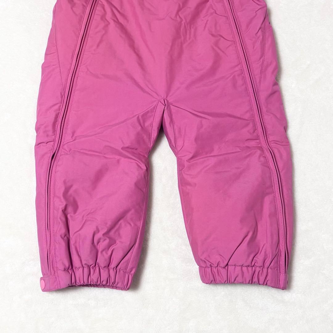 【美品】　mont-bell パウダーカバーオールベビー　80cm ピンク
