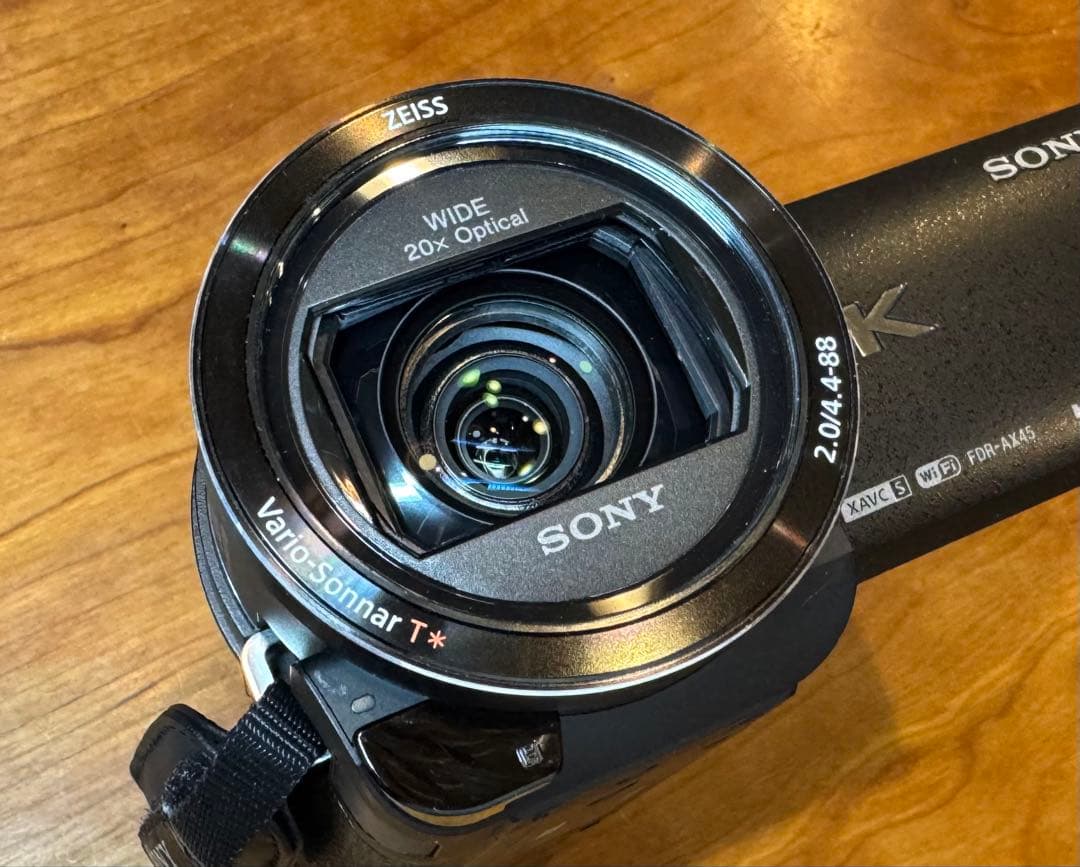 美品　SONY FDR-AX45 4K ビデオカメラ本体　ハンディカム
