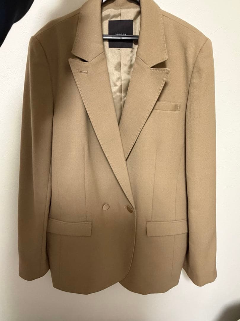 anuans ベーシックダブルジャケット BEIGE