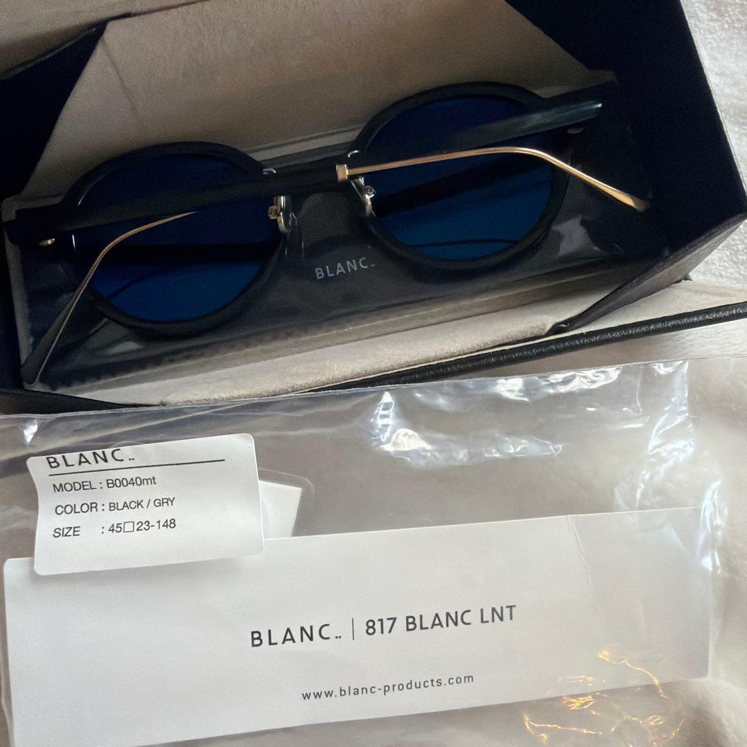 【新品未使用】BLANC.サングラス B0040mt BLACK / M.GRY
