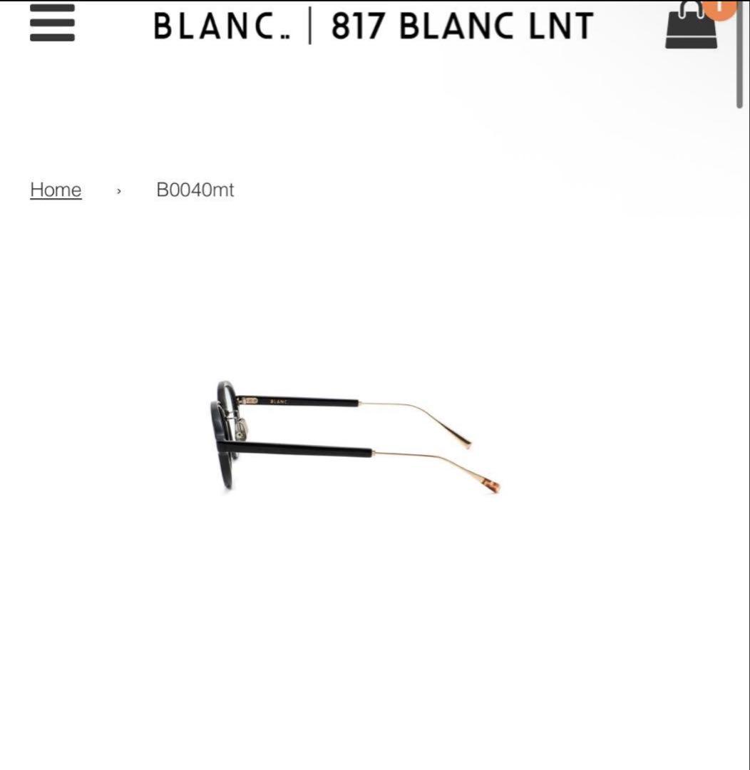 【新品未使用】BLANC.サングラス B0040mt BLACK / M.GRY