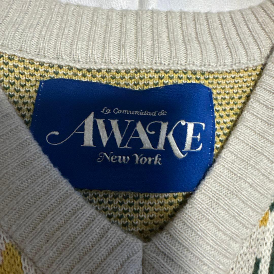 へるす様AWAKENYアウェイクニューヨークチューリップニットベストサイズS
