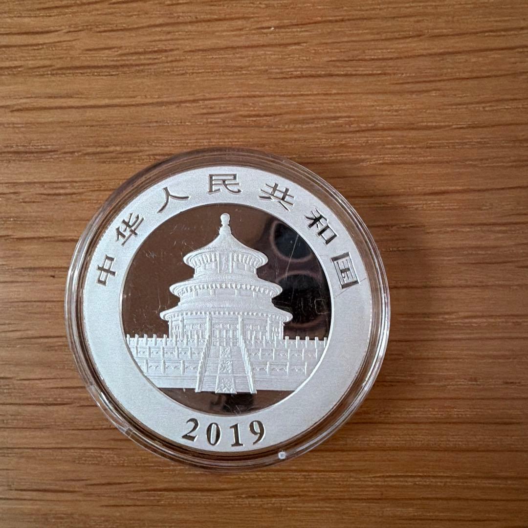 アリス　2019年 パンダ 銀貨