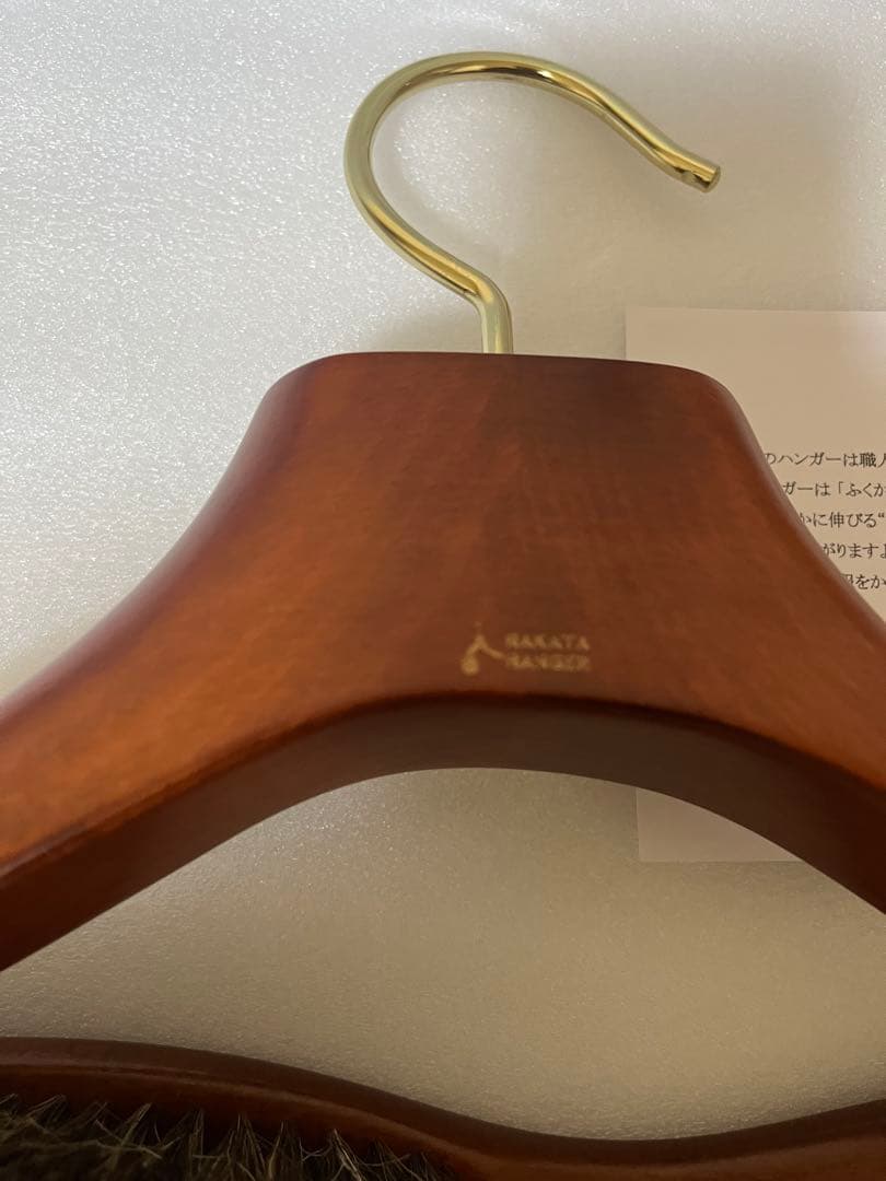 新品未使用　BEAMS CLUB ハンガー 洋服ブラシ 特別注文 ナカタハンガー