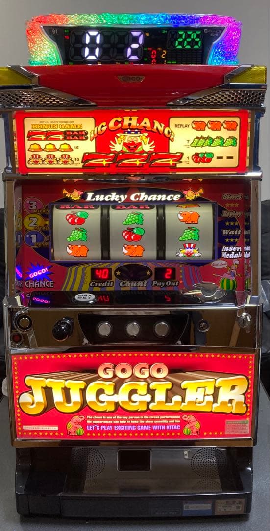 【引取、出品者配送限定】ゴーゴージャグラー2&データカウンター　値引有