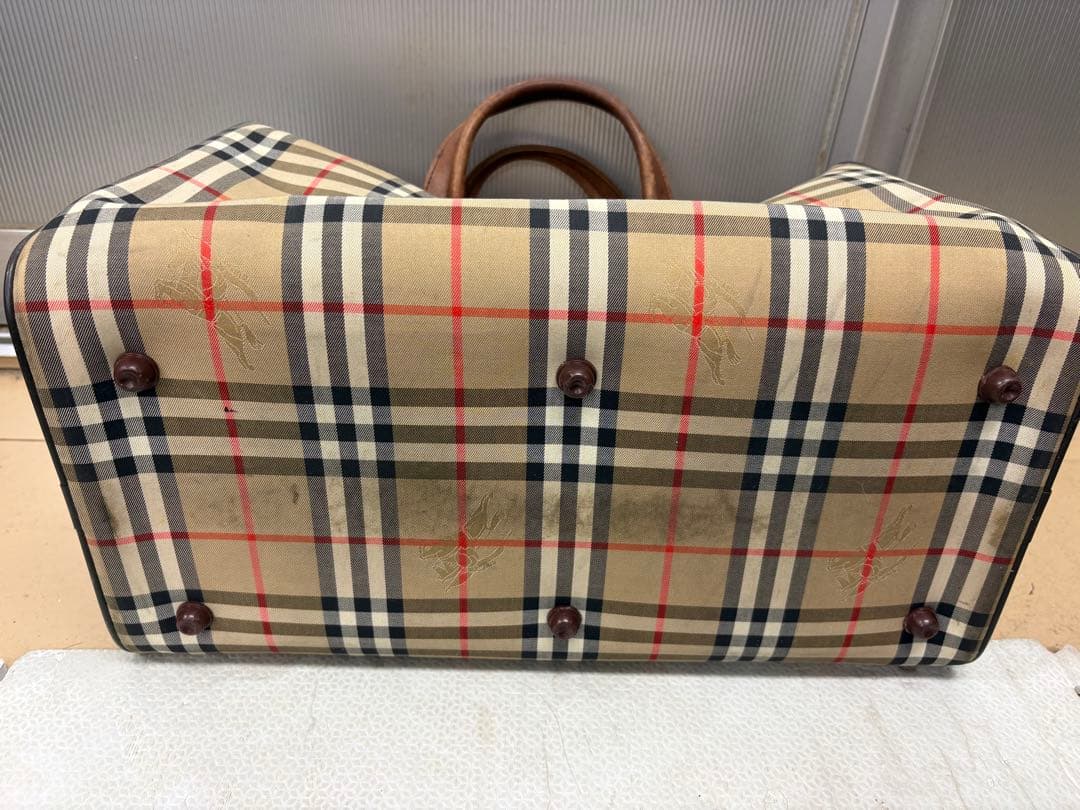 バーバリー ノバチェック BURBERRY Burberrys ボストンバッグ