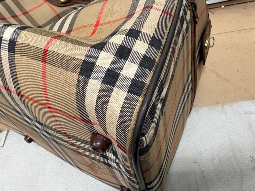 バーバリー ノバチェック BURBERRY Burberrys ボストンバッグ