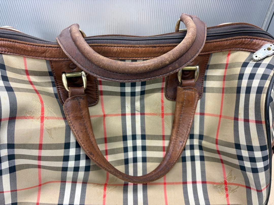 バーバリー ノバチェック BURBERRY Burberrys ボストンバッグ