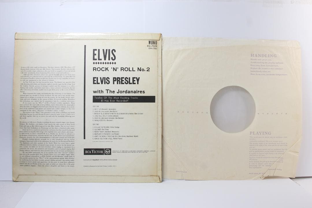 英LP Elvis Rock 'N' Roll No.2 Presley プチ音