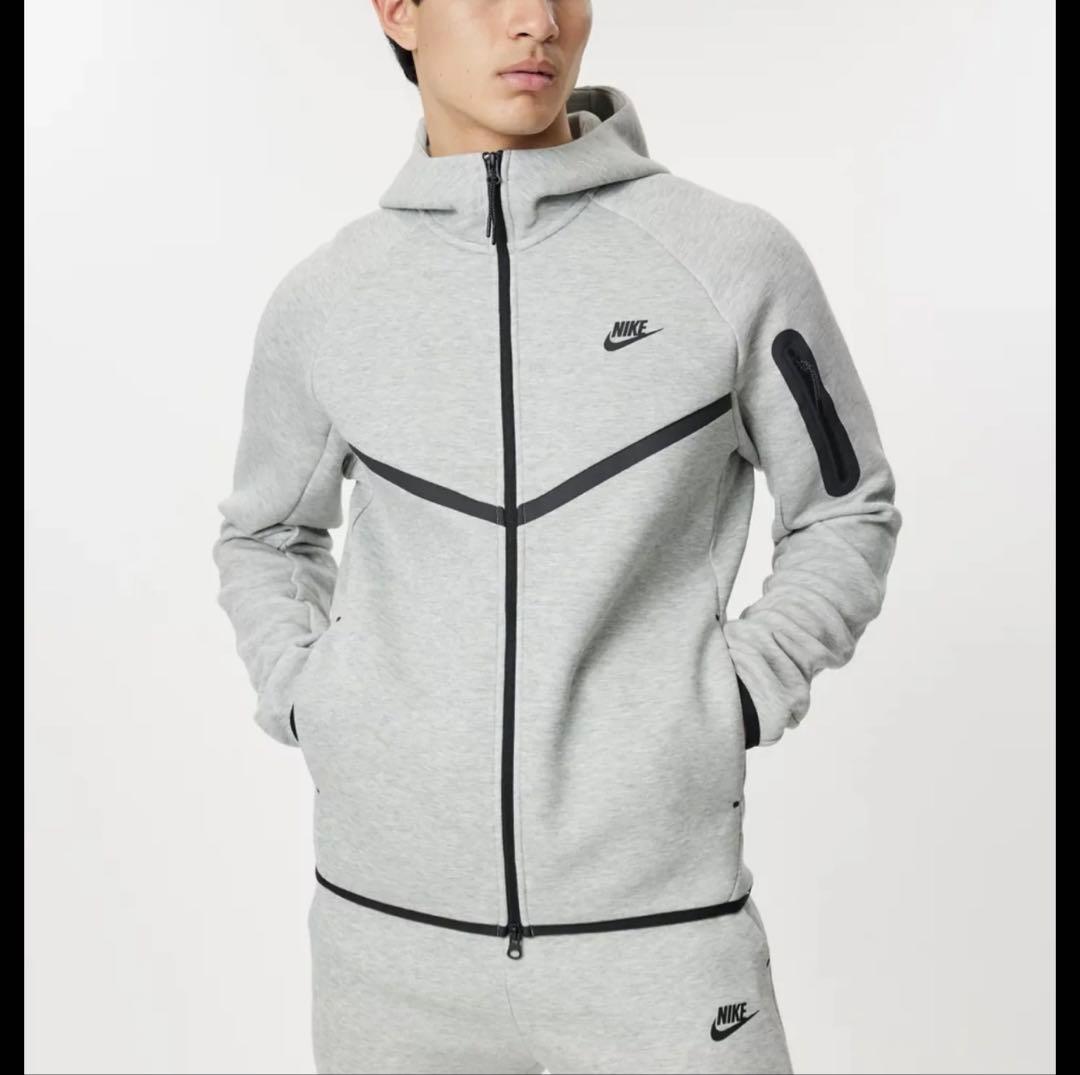 ‼️廃盤・値下げ中‼️Nike テックフリース　グレー　セットアップ M