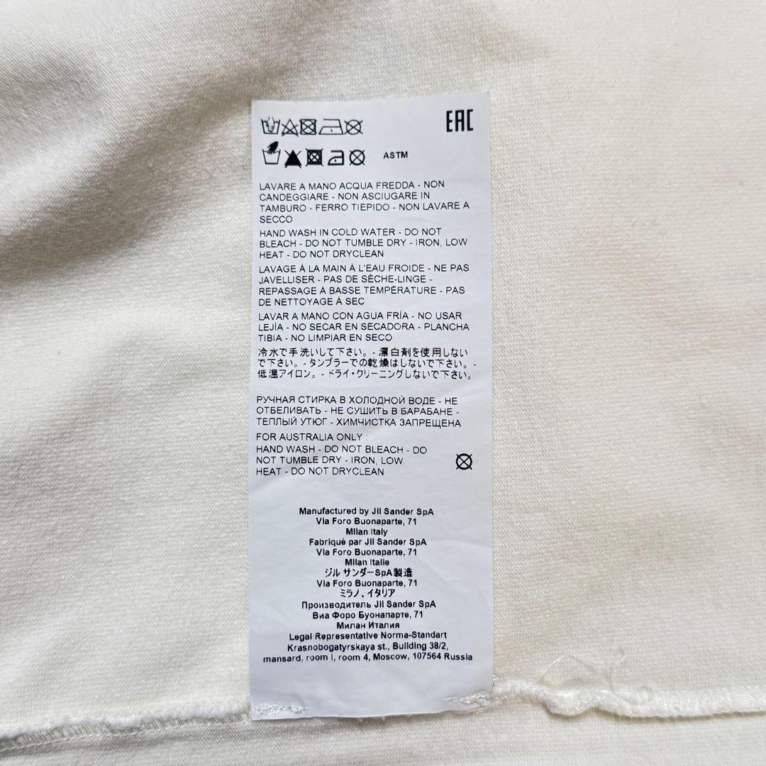 JILSANDER 21AW ロゴプリント オーバーサイズ Tシャツ