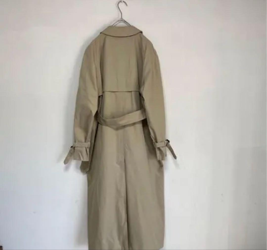 【Aquascutum】ステンカラーコート　裏地チェック【3F】イングランド製