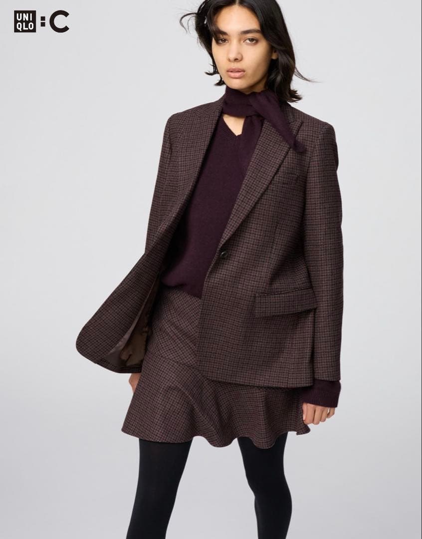 UNIQLO :C ツイードテーラードジャケット