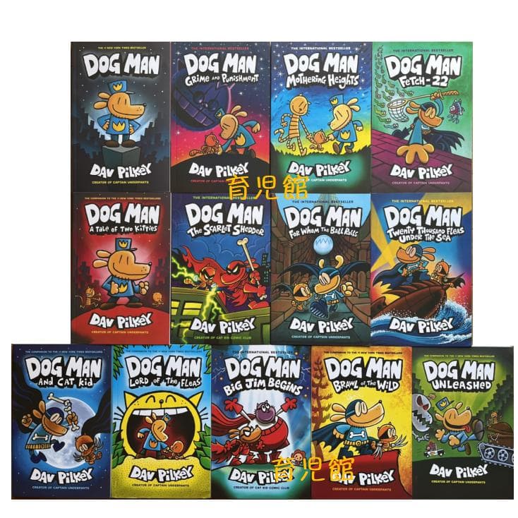 最新版 Dog Man 絵本13冊　音源付き マイヤペン対応　洋書