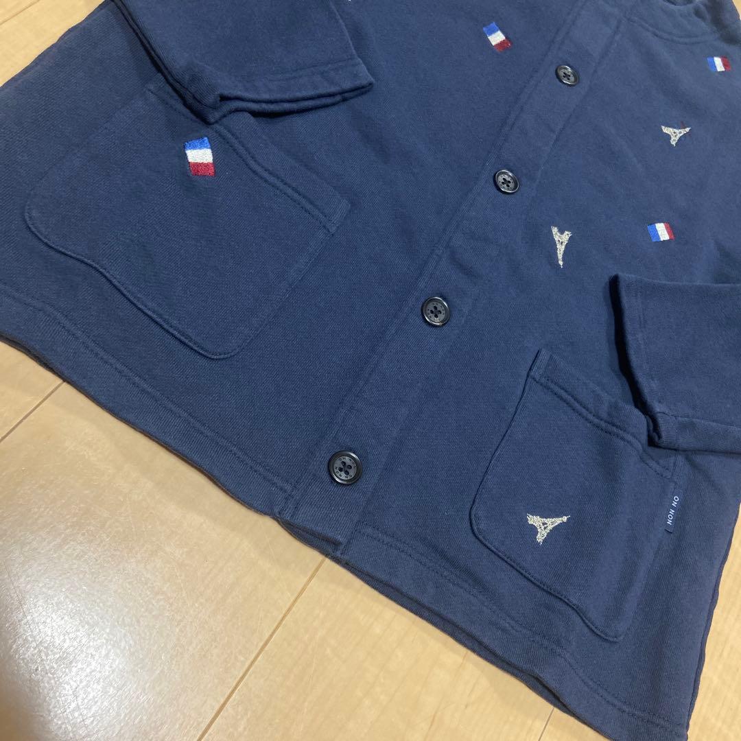 タグ付き新品　マドモアゼルノンノ　カーディガン　ジャケット　Ｌ　綿100