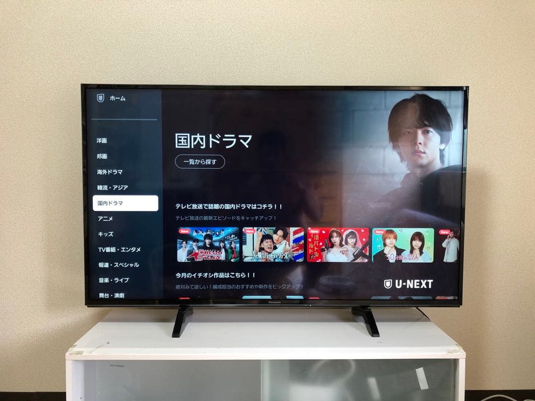 パナソニック 49V型 4K 液晶テレビ スマートビエラ TH-49FX600