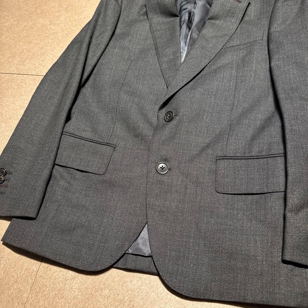 Paul smith ポールスミス　テーラードジャケット　ウール　ダークグレー