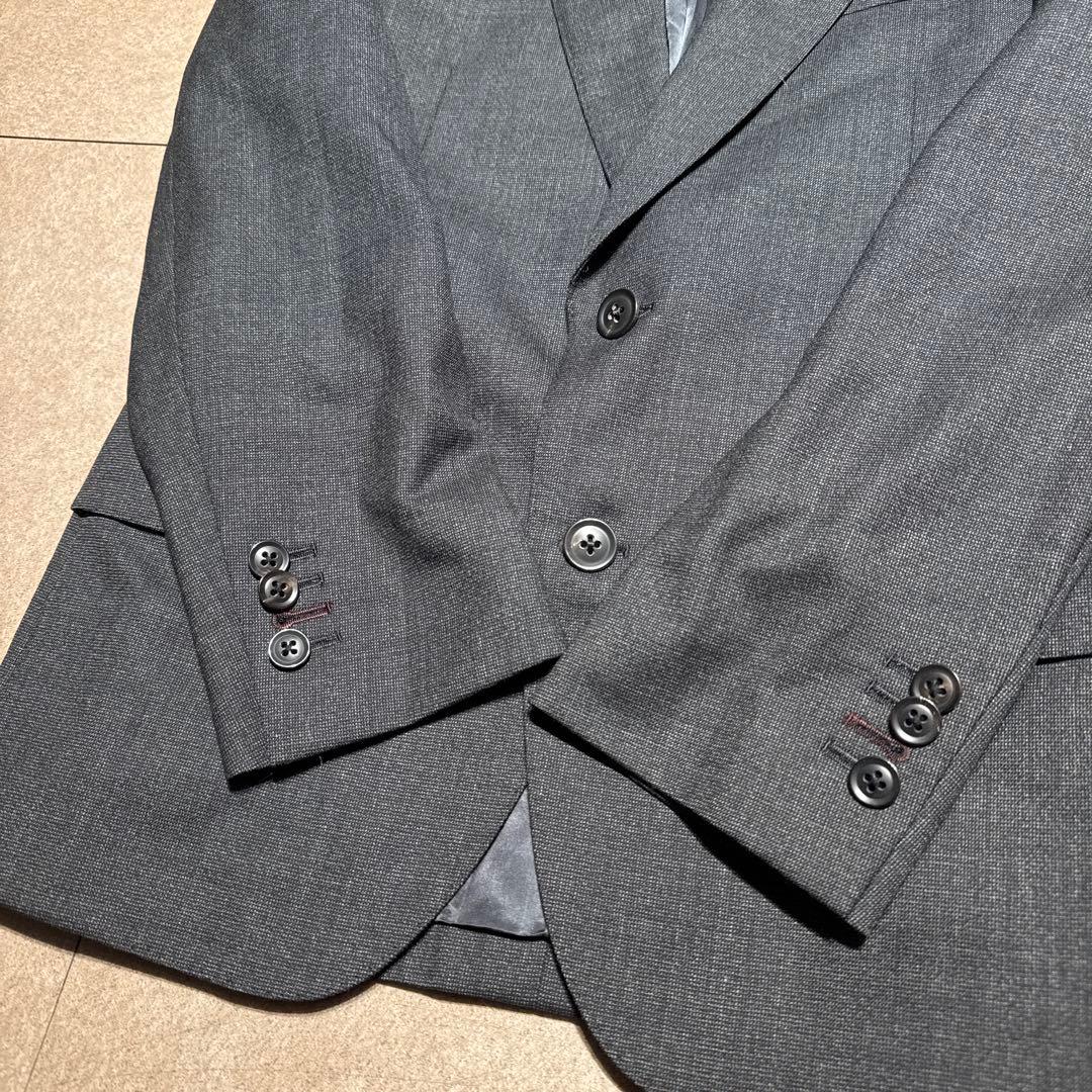 Paul smith ポールスミス　テーラードジャケット　ウール　ダークグレー