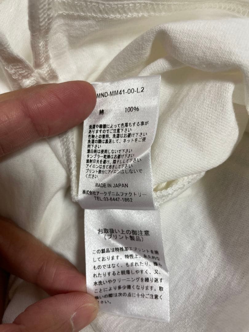 マインデニム× M&M Star Embroidery Pocket Tee