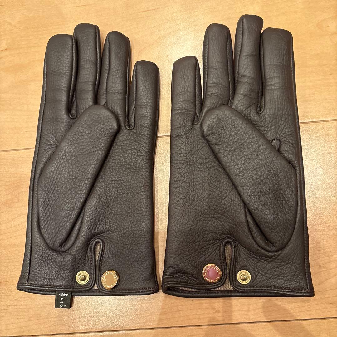 ボ*ド様 マッキントッシュロンドン　ラムスキン×ハウスチェックグローブ