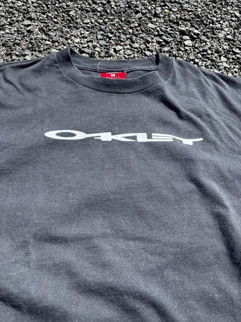 OAKLEY ロゴTシャツ ブラック Y2K archive ロゴT 00s