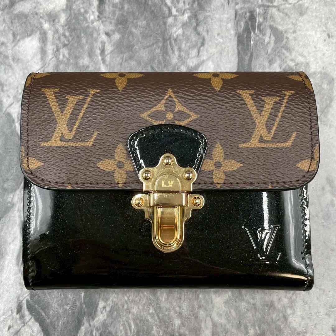no-ri ✨ LOUIS VUITTON モノグラムヴェルニ 三つ折り