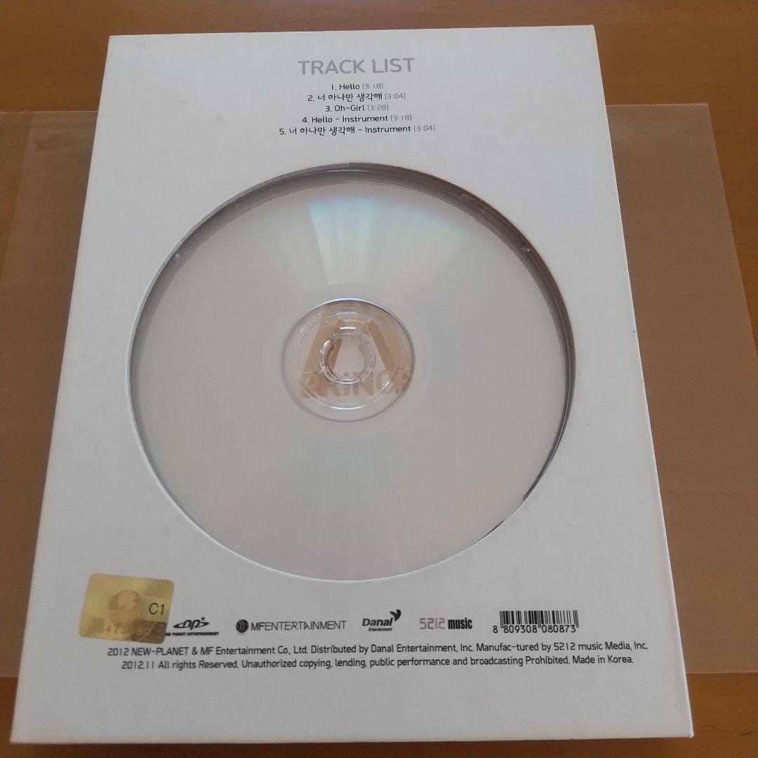 A-PRINCE 1ST MINI ALBUM HELLO CD 直筆サイン付き